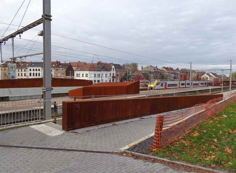 9 novembre 2014. Nouveau passage souterrain entre la Place Sainte-Anne et l'Avenue Albert 1er